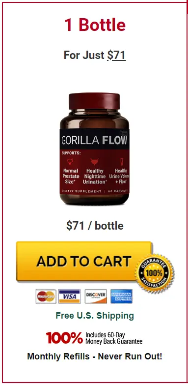 Gorilla Flow 1 bottle price