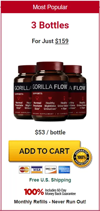 Gorilla Flow 3 bottle price