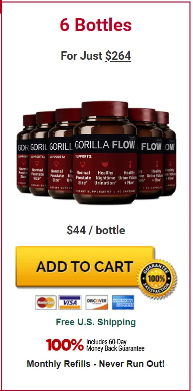 Gorilla Flow 6 bottle price 